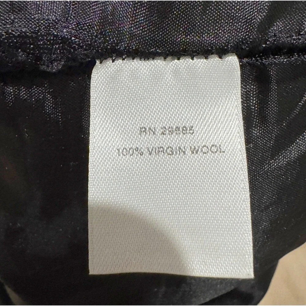Pendleton Womens Black Lined 100% Virgin Wool Work Career Tweed‎ Dress Pants 14